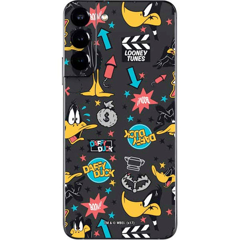 Looney Tunes Daffy Duck Patches Galaxy S22 Plus Skin