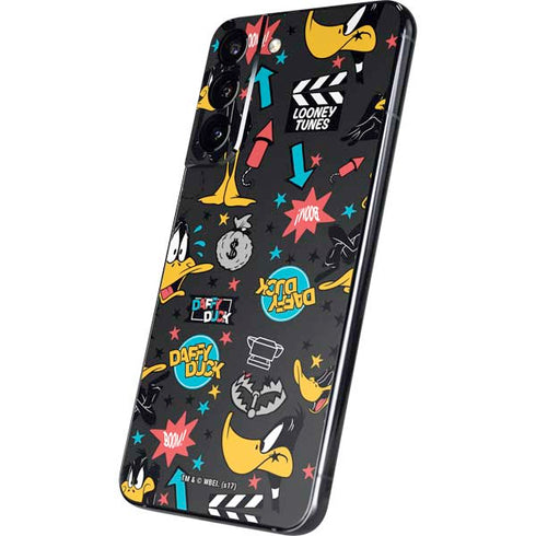 Looney Tunes Daffy Duck Patches Galaxy S22 Plus Skin
