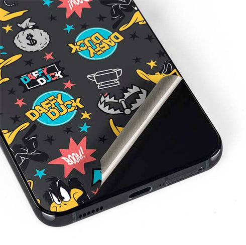 Looney Tunes Daffy Duck Patches Galaxy S22 Plus Skin