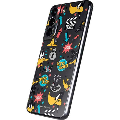 Looney Tunes Daffy Duck Patches Galaxy S22 Skin