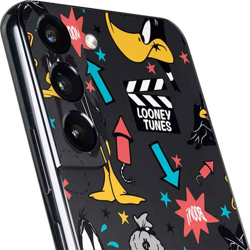 Looney Tunes Daffy Duck Patches Galaxy S22 Skin