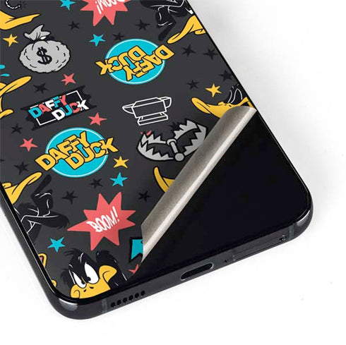 Looney Tunes Daffy Duck Patches Galaxy S22 Skin