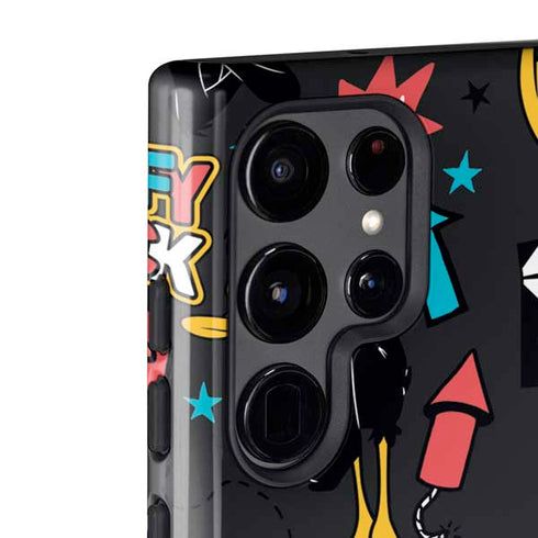 Looney Tunes Daffy Duck Patches Galaxy S22 Ultra Pro Case
