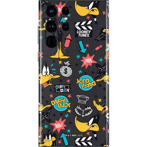 Looney Tunes Daffy Duck Patches Galaxy S22 Ultra Skin