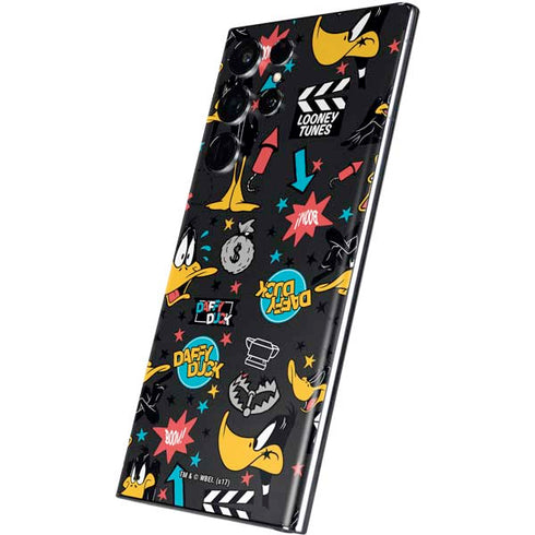Looney Tunes Daffy Duck Patches Galaxy S22 Ultra Skin