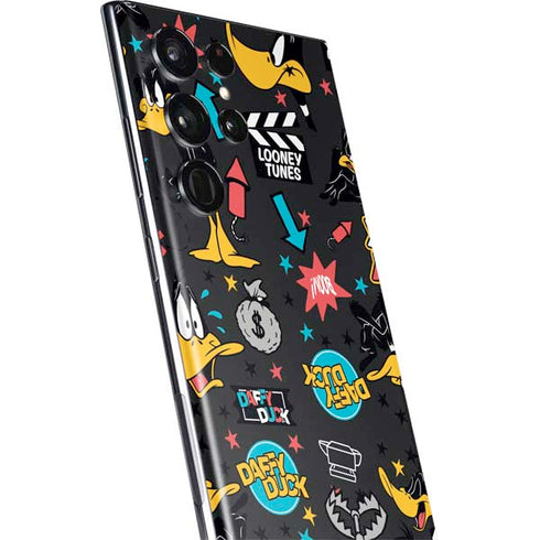Looney Tunes Daffy Duck Patches Galaxy S22 Ultra Skin