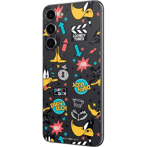 Looney Tunes Daffy Duck Patches Galaxy S23 Plus Skin