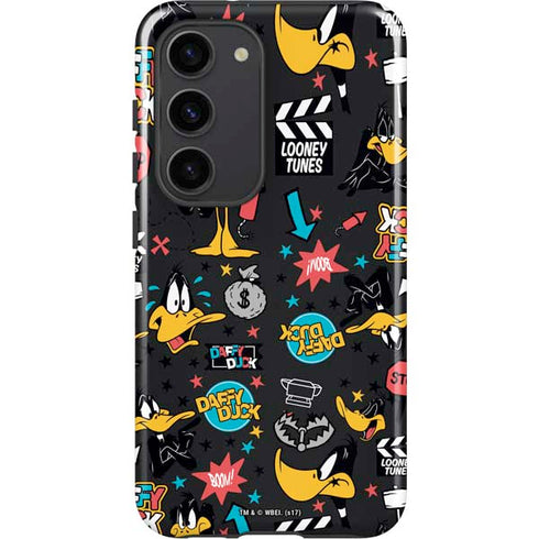 Looney Tunes Daffy Duck Patches Galaxy S23 Pro Case