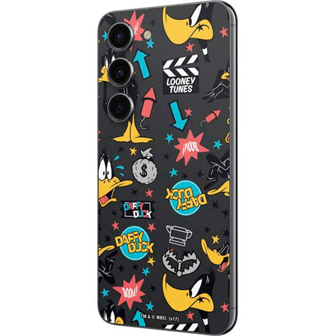 Looney Tunes Daffy Duck Patches Galaxy S23 Skin