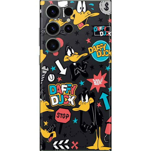Looney Tunes Daffy Duck Patches Galaxy S23 Ultra Skin