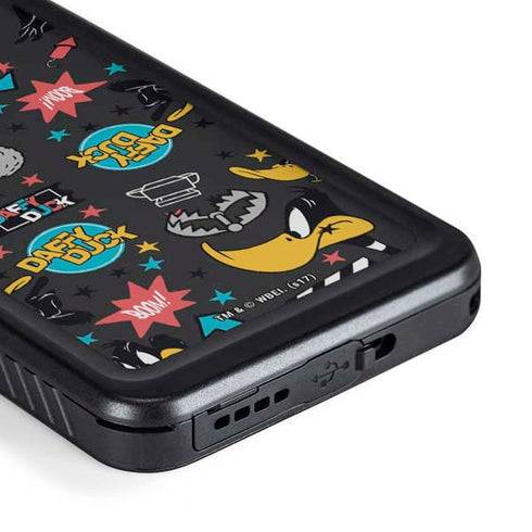 Looney Tunes Daffy Duck Patches Galaxy S23 Waterproof Case
