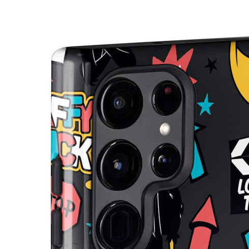 Looney Tunes Daffy Duck Patches Galaxy S24 Ultra Impact Case