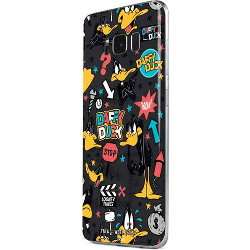 Looney Tunes Daffy Duck Patches Galaxy S8 Plus Skin
