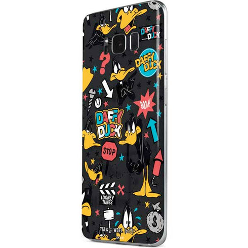 Looney Tunes Daffy Duck Patches Galaxy S8 Skin