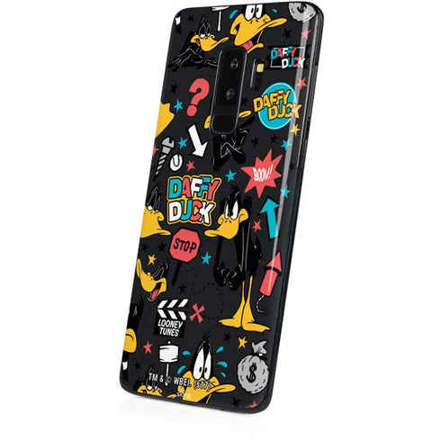 Looney Tunes Daffy Duck Patches Galaxy S9 Plus Skin