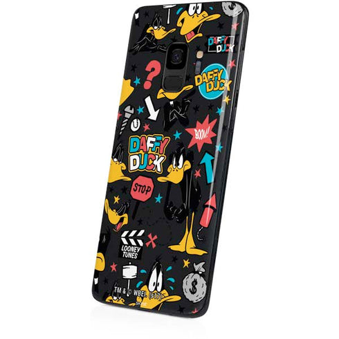 Looney Tunes Daffy Duck Patches Galaxy S9 Skin
