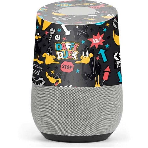 Looney Tunes Daffy Duck Patches Google Home Skin
