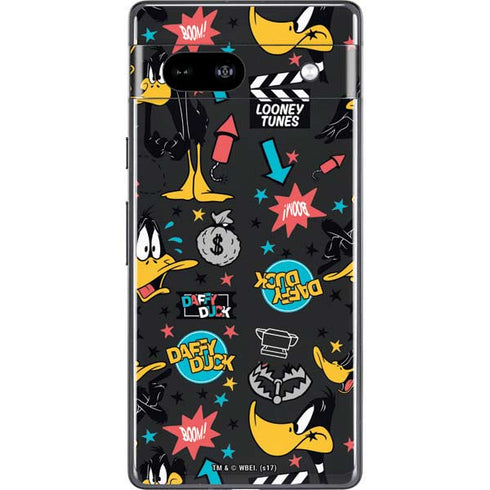 Looney Tunes Daffy Duck Patches Google Pixel 7a Skin