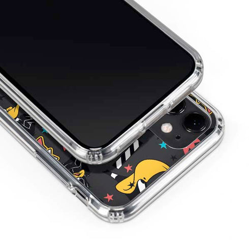 Looney Tunes Daffy Duck Patches iPhone 11 Clear Case