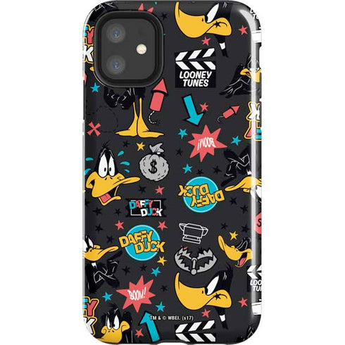 Looney Tunes Daffy Duck Patches iPhone 11 Impact Case