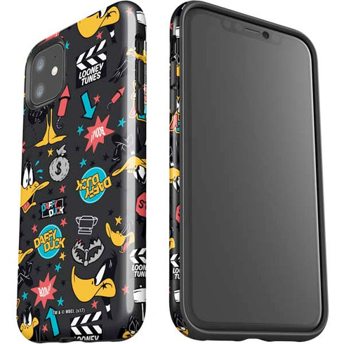 Looney Tunes Daffy Duck Patches iPhone 11 Impact Case