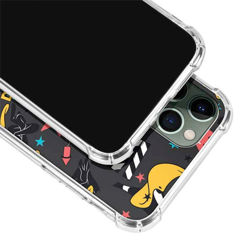 Looney Tunes Daffy Duck Patches iPhone 11 Pro Max Clear Case