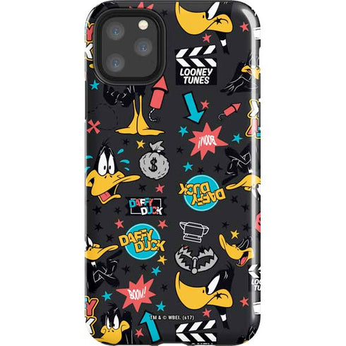 Looney Tunes Daffy Duck Patches iPhone 11 Pro Max Impact Case