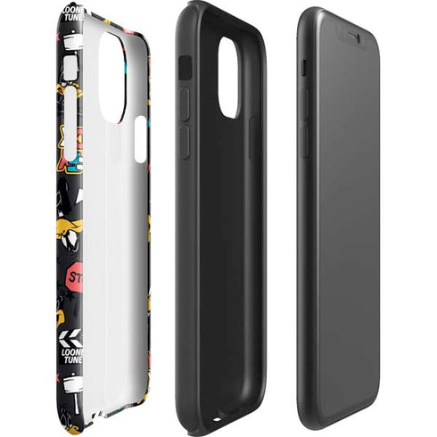Looney Tunes Daffy Duck Patches iPhone 11 Pro Max Impact Case