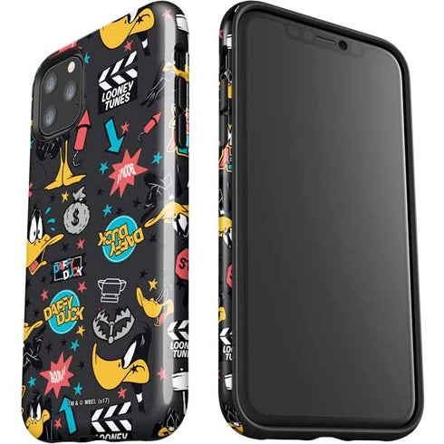 Looney Tunes Daffy Duck Patches iPhone 11 Pro Max Impact Case