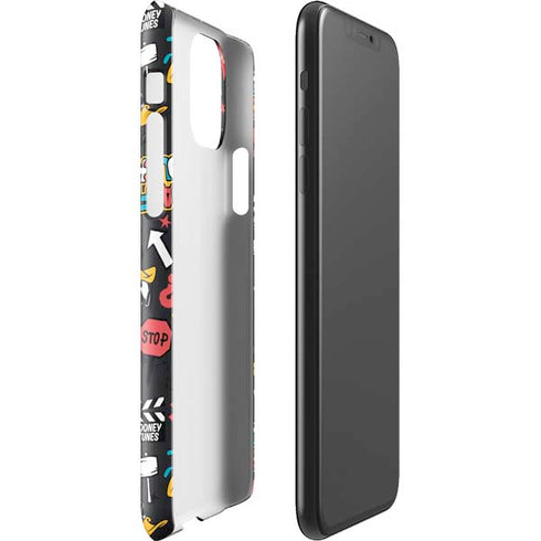 Looney Tunes Daffy Duck Patches iPhone 11 Pro Max Lite Case