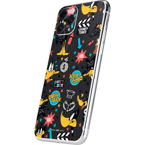 Looney Tunes Daffy Duck Patches iPhone 11 Pro Skin
