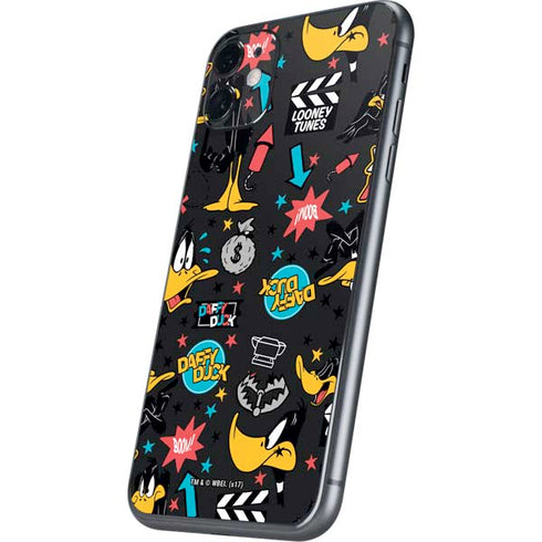 Looney Tunes Daffy Duck Patches iPhone 11 Skin