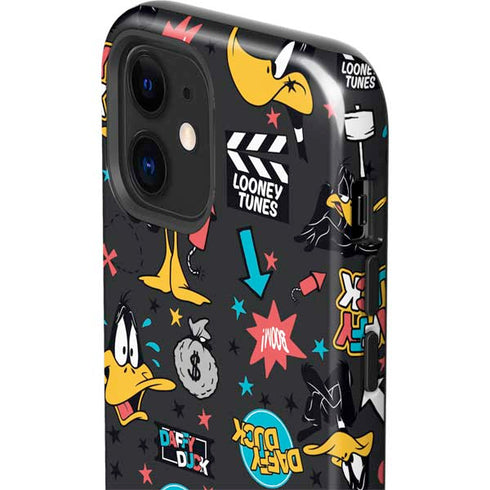 Looney Tunes Daffy Duck Patches iPhone 12 Impact Case