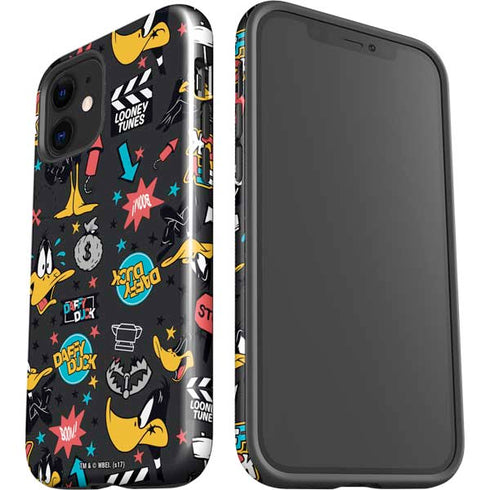 Looney Tunes Daffy Duck Patches iPhone 12 Impact Case