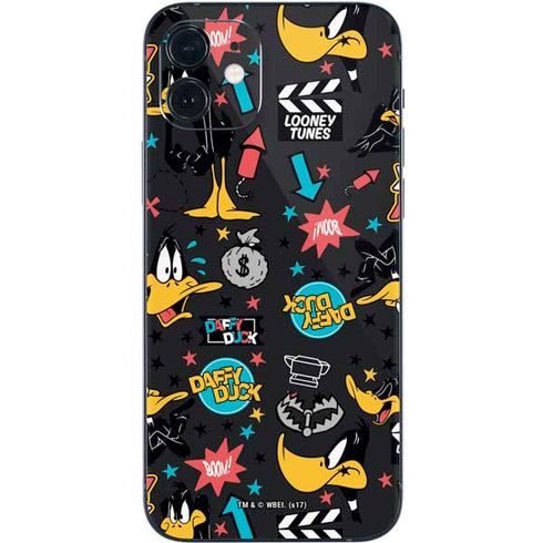 Looney Tunes Daffy Duck Patches iPhone 12 Mini Skin