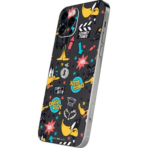 Looney Tunes Daffy Duck Patches iPhone 12 Pro Skin