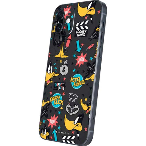 Looney Tunes Daffy Duck Patches iPhone 12 Skin