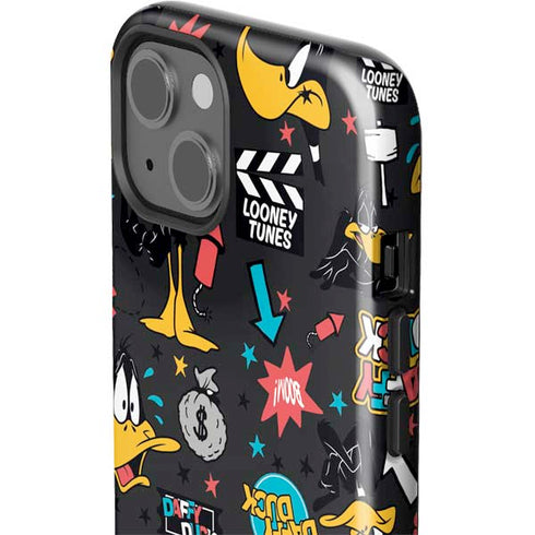 Looney Tunes Daffy Duck Patches iPhone 13 Impact Case