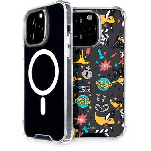 Looney Tunes Daffy Duck Patches iPhone 14 Pro MagSafe Case