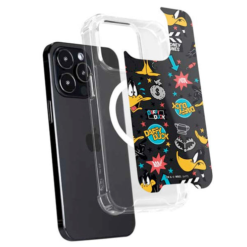 Looney Tunes Daffy Duck Patches iPhone 15 Pro Max MagSafe Case