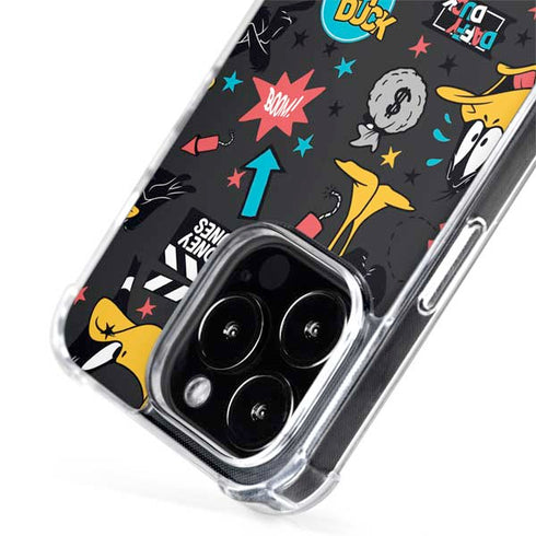 Looney Tunes Daffy Duck Patches iPhone 15 Pro Max MagSafe Case