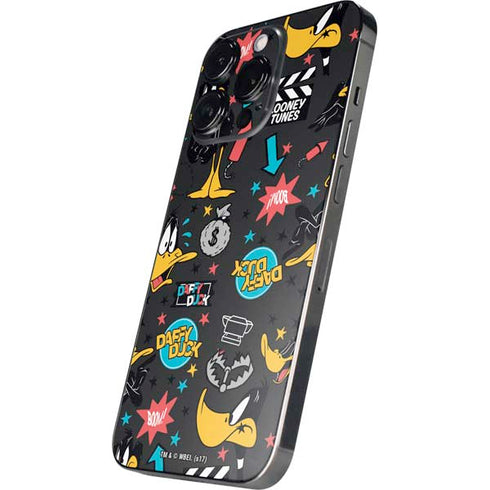 Looney Tunes Daffy Duck Patches iPhone 14 Pro Skin