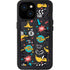 Looney Tunes Daffy Duck Patches iPhone 15 Waterproof Case
