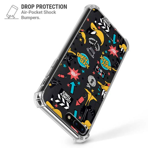 Looney Tunes Daffy Duck Patches iPhone 7/8 Plus Clear Case