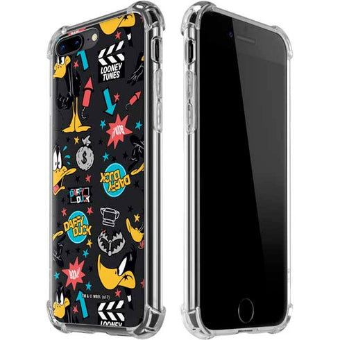 Looney Tunes Daffy Duck Patches iPhone 7/8 Plus Clear Case