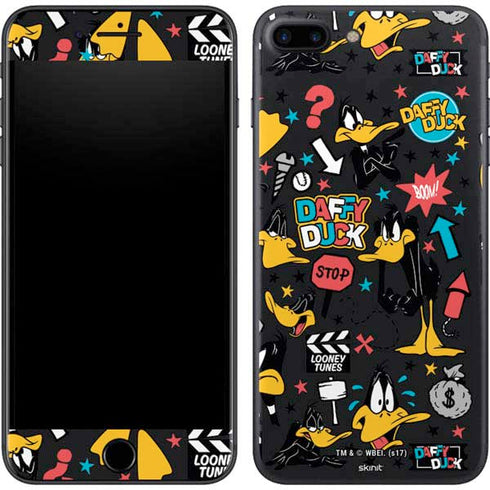 Looney Tunes Daffy Duck Patches iPhone 8 Plus Skin