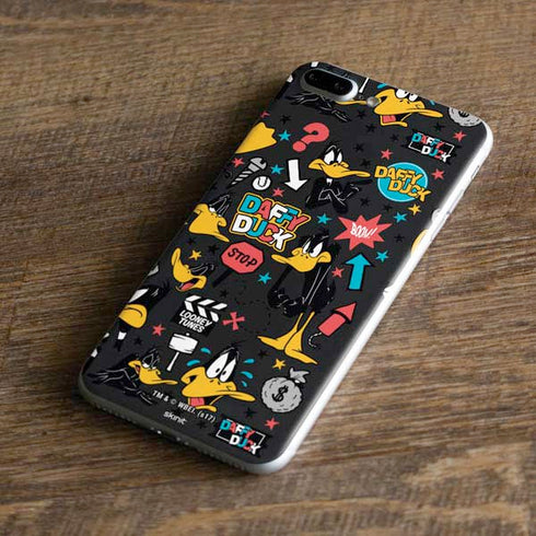 Looney Tunes Daffy Duck Patches iPhone 8 Plus Skin
