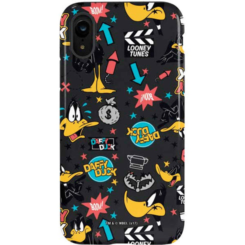 Looney Tunes Daffy Duck Patches iPhone XR Pro Case