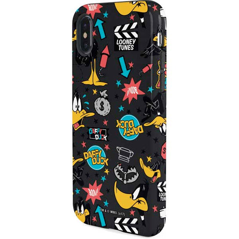 Looney Tunes Daffy Duck Patches iPhone XS Pro Case