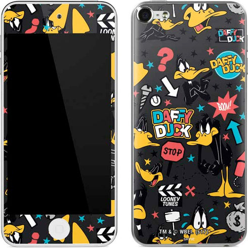 Looney Tunes Daffy Duck Patches Apple iPod Skin